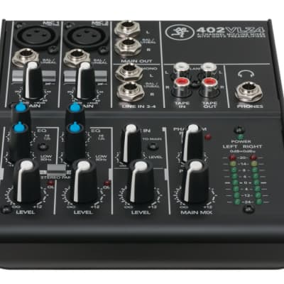 Mackie 402VLZ4 4-Channel Compact Analog Low-Noise Mixer+Condenser Recording Mic image 5