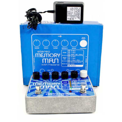 Electro-Harmonix Stereo Memory Man with hazarai eco y multitap delay image 5