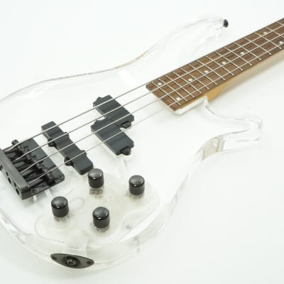 [SALE Ends Apr 24] BARCLAY ACRYLIC BASS CLEAR CRYSTAL BODY Electric Bass Guitar image 2
