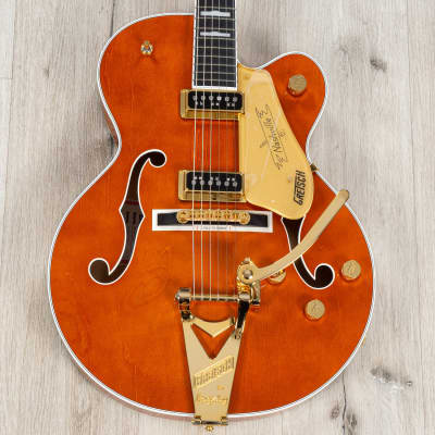 Gretsch G6120TG-DS Players Nashville Hollow Body DS Guitar, Roundup Orange image 2