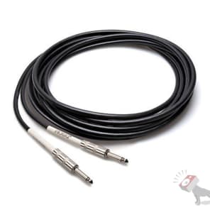 Hosa GTR-215 1/4" TS Straight to Same Guitar/Instrument Cable - 15'