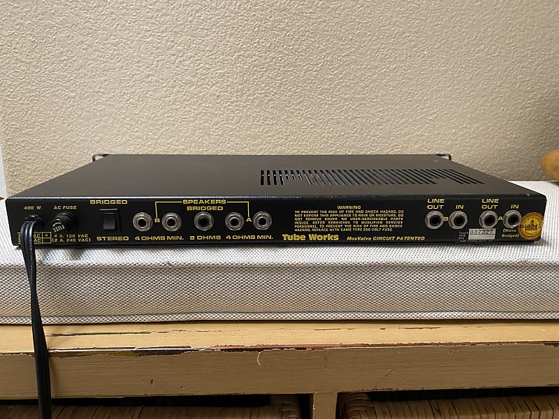 Tube Works Mosvalve MV-982 1990's - Single Rack Power Amp