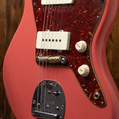 Fender Custom Shop '62 Jazzmaster Journeyman Relic, RW - Super Faded Aged Fiesta Red image 3