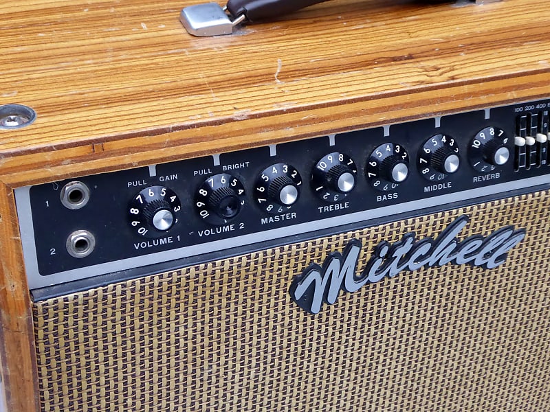 Mitchell PRO 100 1x12 All Tube Combo Rare Natural Finish Mesa Boogie Clone  Recently Serviced CRANKS!