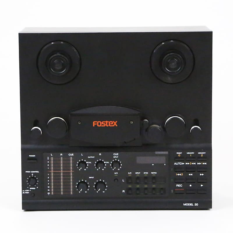 1980s Fostex Model 20 Black 2-Track 1/4” Tape Stereo Digital 3-Head  Mastering Recording Unit Reel-to-Reel Recorder Owned by Indigo Ranch Studios
