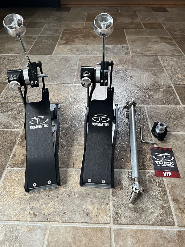 Trick Drums Dom2 Dominator Double Pedal Black Reverb
