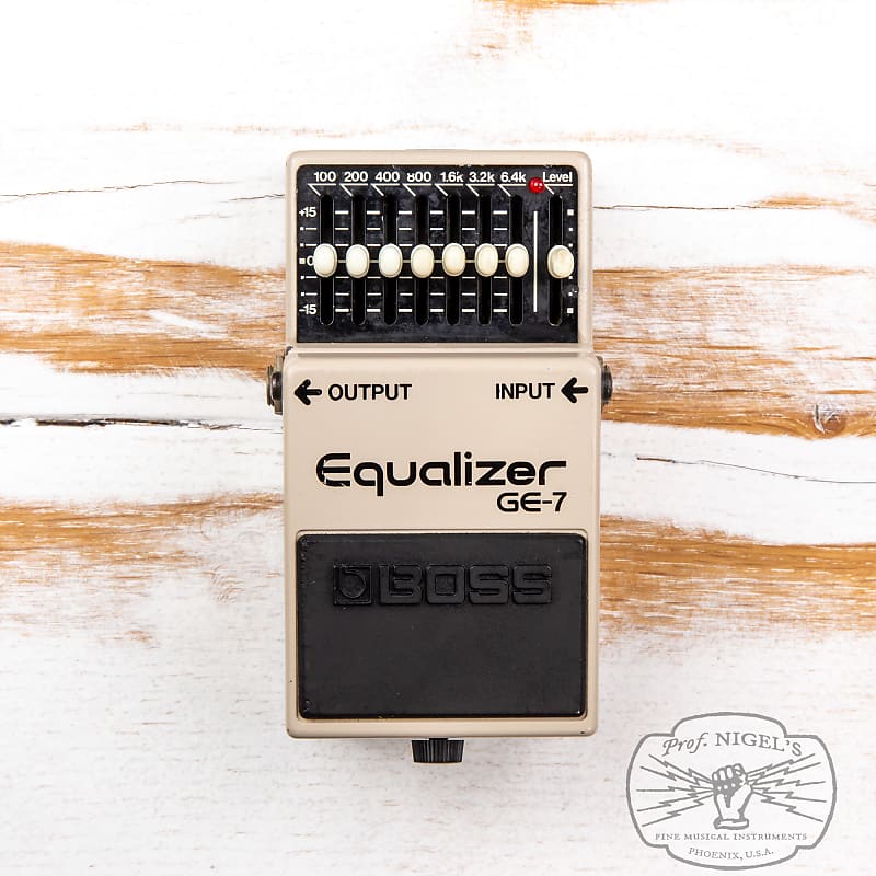 Boss GE-7 Equalizer (Black Label) Vintage MIJ Made in Japan