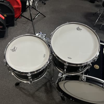 Gretsch USA Custom 10/12/16/22" Drum Set Kit in Black Nitron image 9