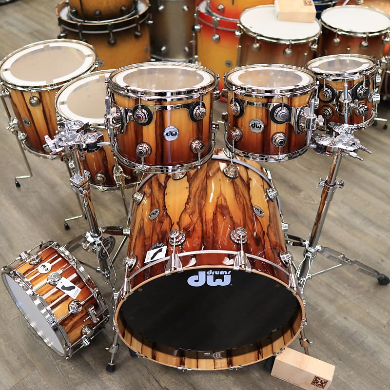 DW Collector's Series Exotic Standard Maple 7-Piece Shell Pack 8