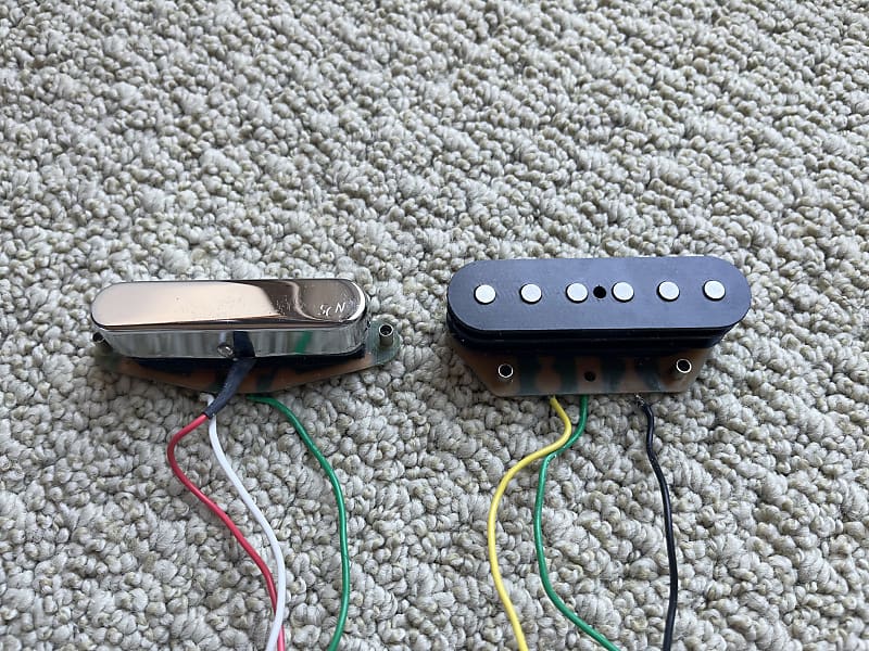 Fender SCN Samarium Cobalt Noiseless Telecaster Pickups Neck + Bridge