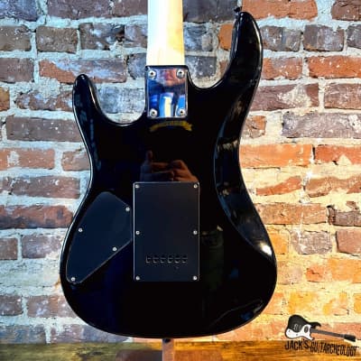 Rogue Super S-Style Electric Guitar w/ Upgraded Bridge Pickup (2000s - Black) image 8