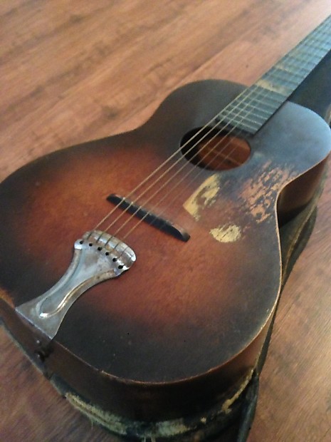 Vintage B J Serenader Parlor Guitar B J 20 s 30 s Sunburst