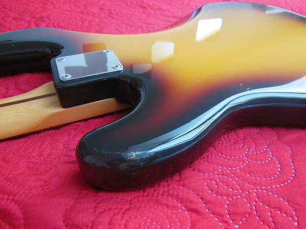 Squier by Fender, Precision Bass SPB-33, Silver Series, made in