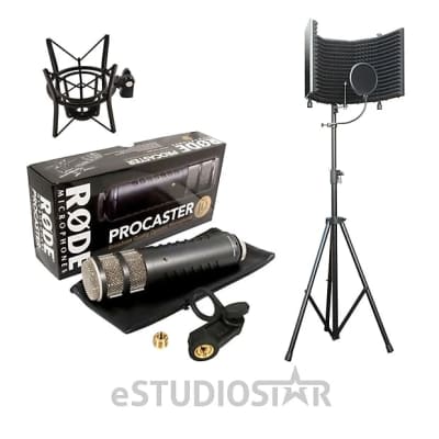 Rode Procaster Broadcast Dynamic Vocal Microphone with Rode PSM1