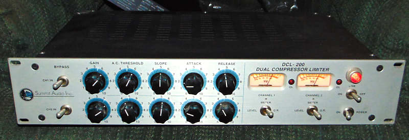 Summit Audio DCL-200 Dual Tube Compressor Limiter 2010s - Silver image 1