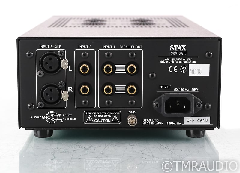 Stax SRM-007tII Electrostatic Tube Headphone Amplifier; SRM007t