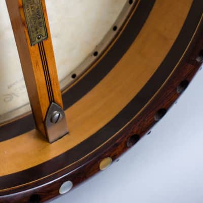 Clifford Essex  Paragon 5 String Banjo (1924), ser. #23, black hard shell case. image 16