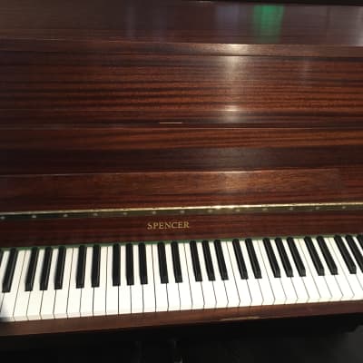 Spencer Acoustic Upright Piano in Mahogany [Used] image 3