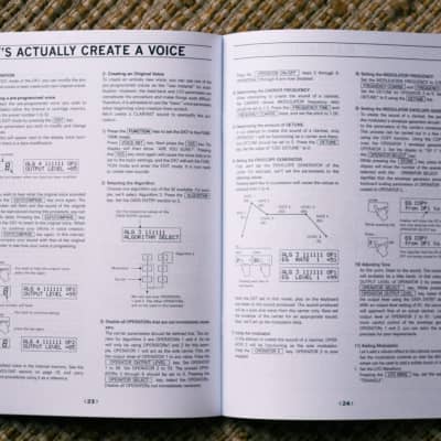 YAMAHA DX7 mk1 Operating Manual + Performance Notes | High quality 2020 Reprint image 5