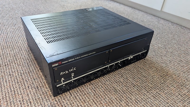 Inter M PAM-360A Public Address Amplifier 1990-2005 - Black image 1