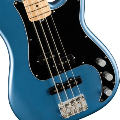 Fender American Performer Precision Bass, Maple Fingerboard, Satin Lake Placid Blue image 4