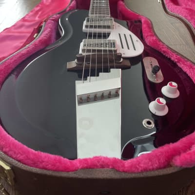 Supro 1575JB Black Holiday Americana Series Electric Guitar 2017 - Jet Black image 3