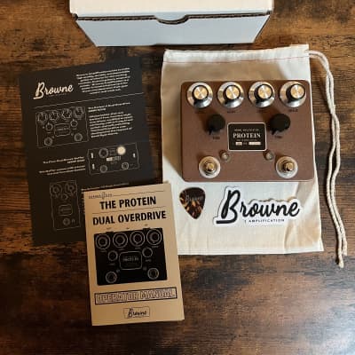 Reverb.com listing, price, conditions, and images for browne-amplification-protein-dual-overdrive