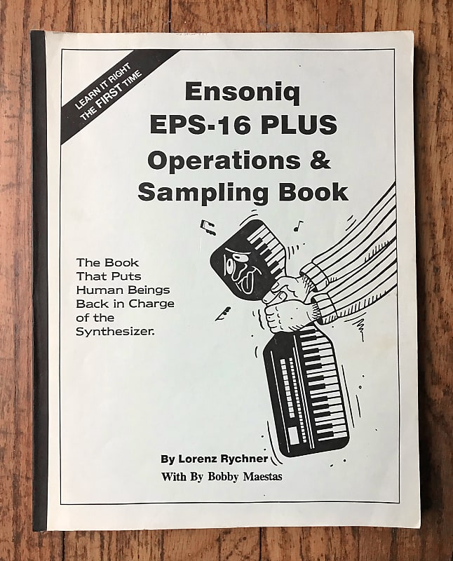 Rare ENSONIQ EPS-16 Plus Operations and Sampling Book - Alexander