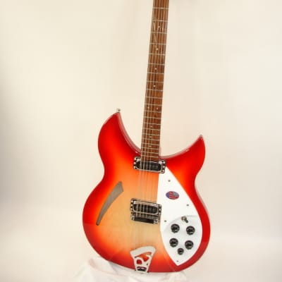 2024 Rickenbacker 330/12 12-String Semi-Hollow Electric Guitar - FireGlo with Case image 2