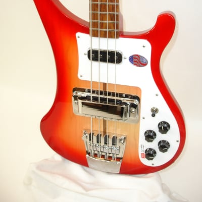 2024 Rickenbacker 4003S Electric Bass Guitar - FireGlo with Case image 4