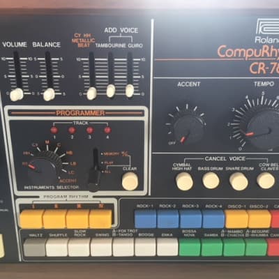 Roland  CR-78 CompuRhythm Brown image 1