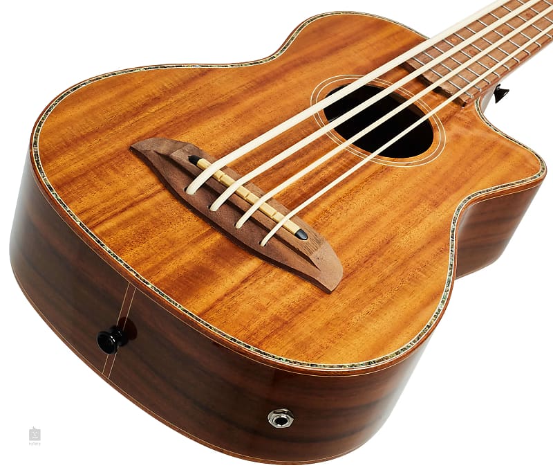 Ortega Lizard Series AcousticElectric UkeBass w/ Bag Reverb