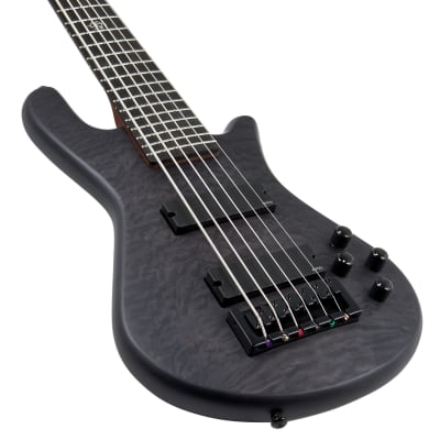 Spector NS Pulse II 6 Bass Guitar Black Stain Matte image 3