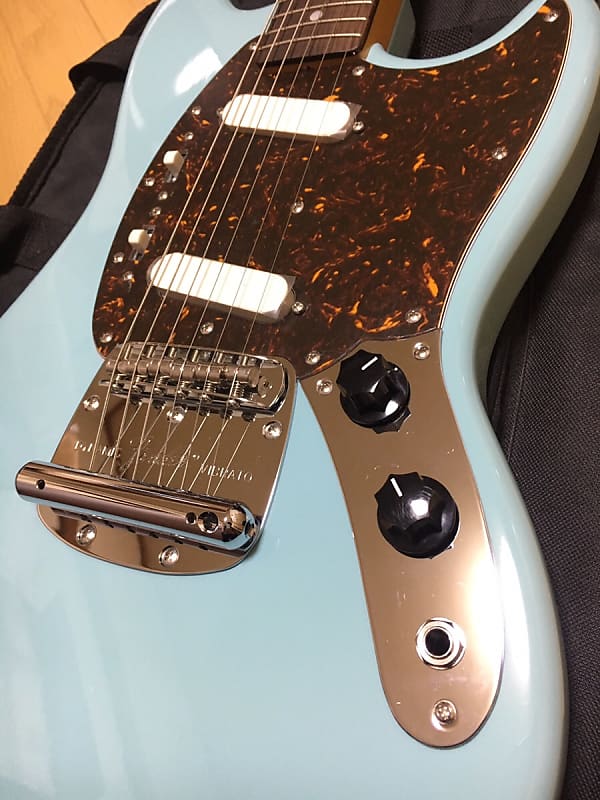 Fender Japan Mustang MG69 Sonic Blue Electric Guitar Made in