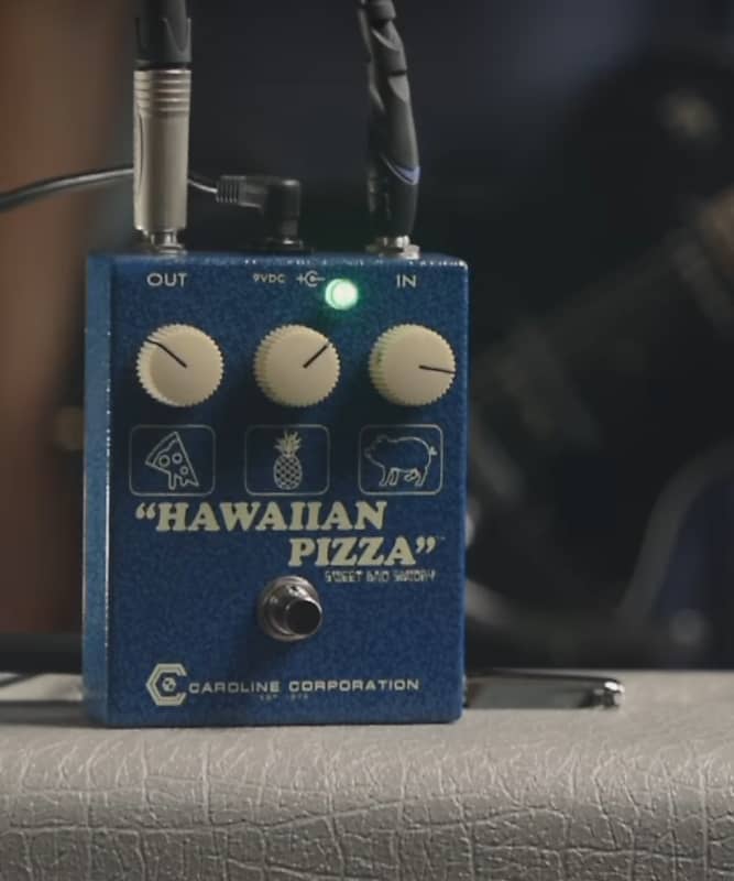 Caroline Guitar Company Hawaiian Pizza - Tel Daco Colorway