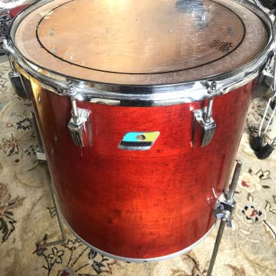 Ludwig 16x16" Melodic floor Tom From the 80’s Thermogloss Very Good shape image 5
