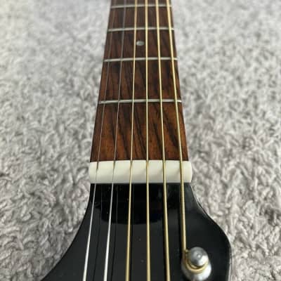 Fender La Brea California Series Black MIK Rare Vintage Acoustic Electric Guitar image 8