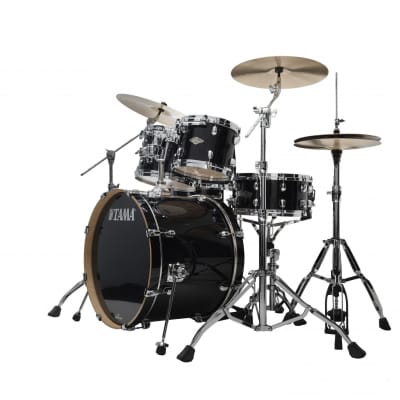 Tama MBS42S-PBK Starclassic Performer Shell Kit 4 pcs - Piano Black/Chrome HW image 3