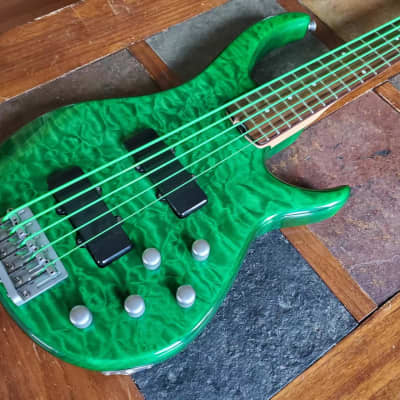 PEAVEY FURY V ピーヴィー フューリ 5弦ベース グリーン 虎杢 PEAVEY