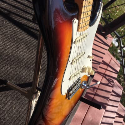 1982 Fender "Dan Smith" Stratocaster Sunburst -  3-Knob, 2 Pickguards, < 7 lbs image 12