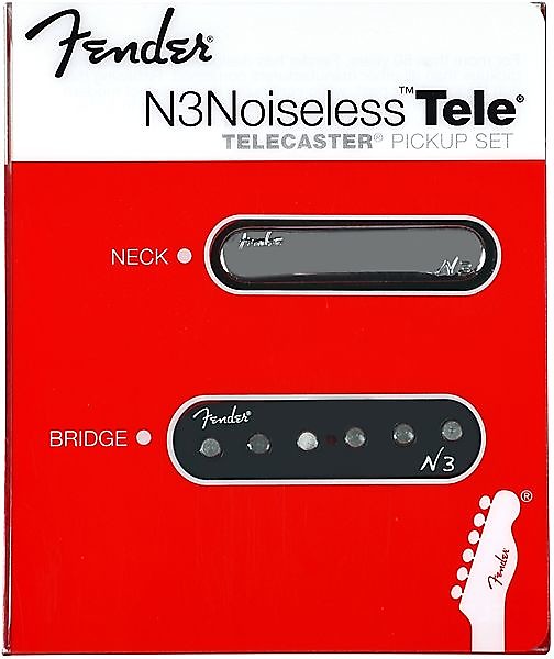 Fender 099-3116-000 N3 Noiseless Telecaster Pickup Set image 1