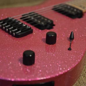 Kiesel Aries A6h 2016 Pink Sparkle (Optional Instrumental Pickup Upgrade) image 4