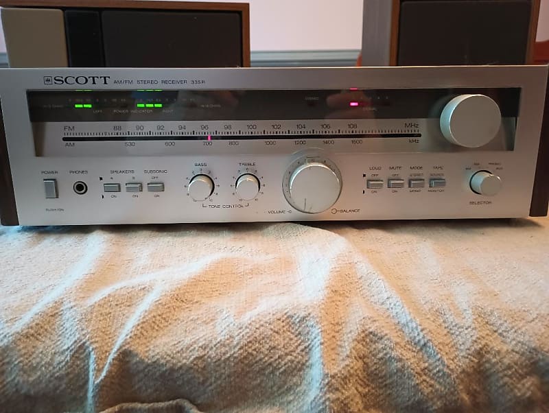 Scott 335r receiver in very good condition -1970&#039;s  			