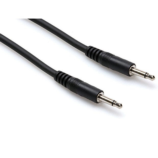 Hosa CMM-303 3.5mm TS Male to Same Stereo Interconnect Cable - 3' image 1