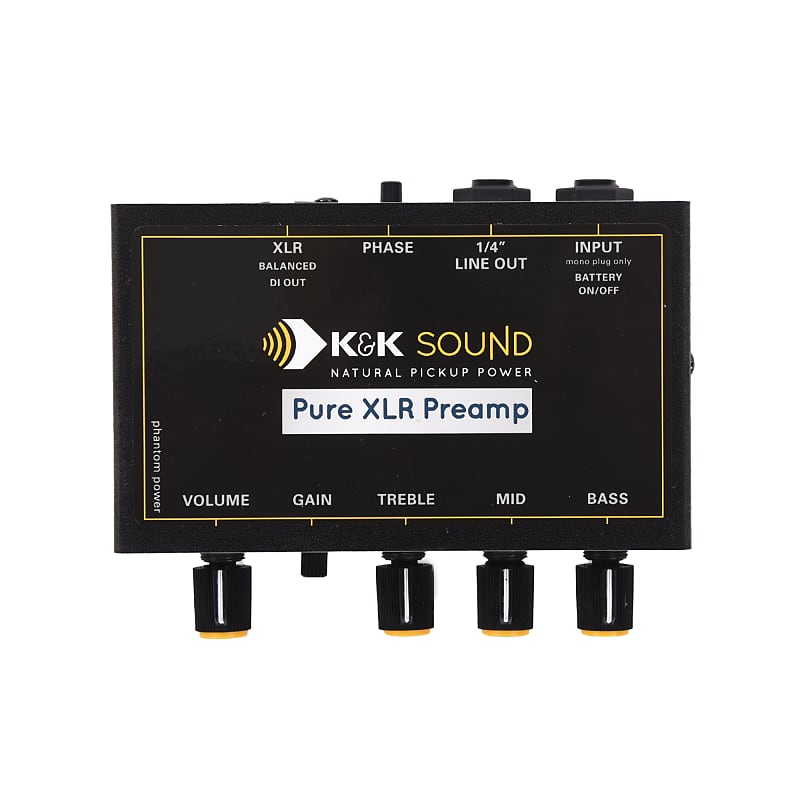 K&K Sound Pure XLR Preamp Reverb