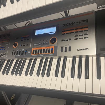Casio XW-P1 61-Key Performance Synthesizer 2010s Roadrunner case, Roland Pedal image 21