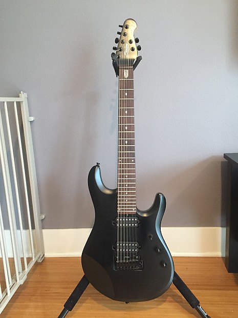 Sterling JP70 Stealth Black w Dimarzio D Activator pickups