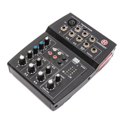 Harbinger L502 5-channel Mixer With Xlr Mic Preamp : Target