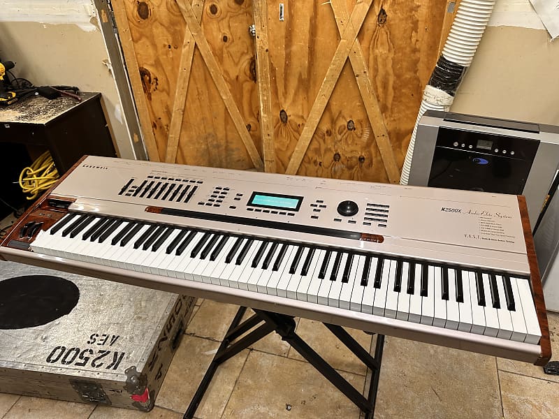 Kurzweil K2500 AES Audio Elite System Keyboard Synthesizer w/Road Case - RARE! 4 image 1