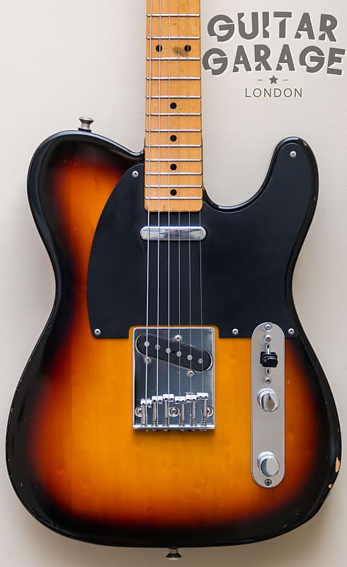 1991 Squier by Fender Japan Telecaster Silver Series Sunburst guitar MIJ  Alnico